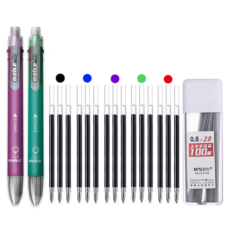Staedtler Pencil Lumocolor - 6 In 1 MultiColor ปากกาปากกาลูกลื่น Set