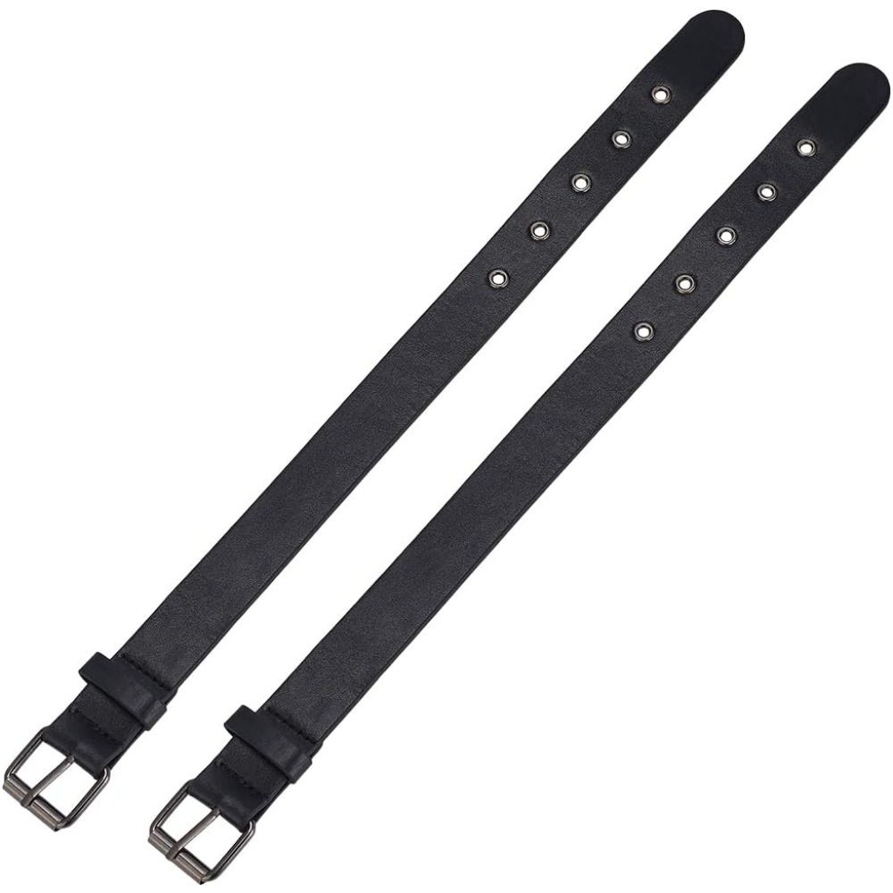 Belt Buckle Blank - สายรัดขยายกiltแบบดั้งเดิม 2 ชิ้น สายหนังรัดข้อมือพร้อมหัวเข็มขัด ขนาด 1x16