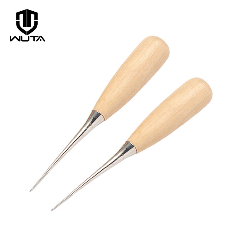 Leatherwork Hole Punch - WUTA 2ชิ้นมือเย็บ Awl เครื่องมือหัตถกรรมเครื่องหนังรู Punch เครื่องมือเย็บ