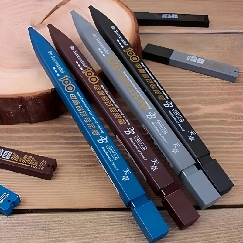 Staedtler Pencil Lumocolor - ชุดดินสอเขียนแบบ 2B ประกอบด้วยดินสอ 1 ด้าม และไส้ดินสอ