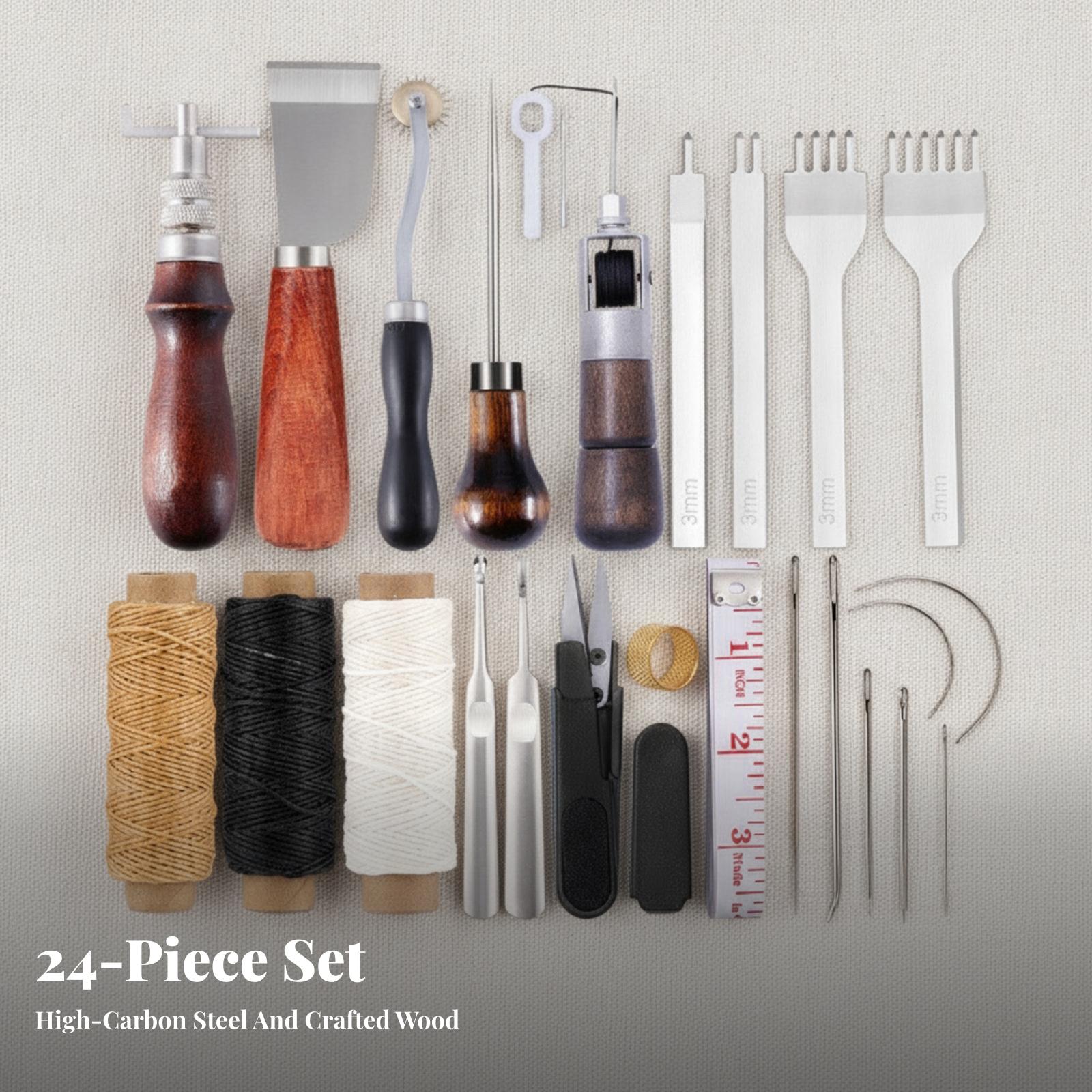 ชุดเครื่องมือเจาะหนังแบบมือโยก - Leatherwork Hobby บทวิจารณ์และราคา