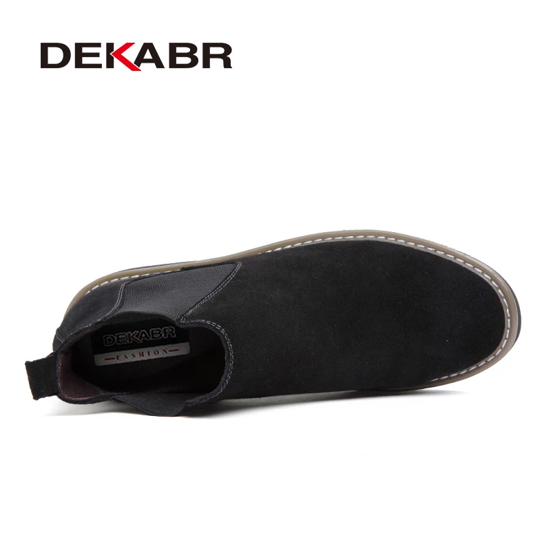 รองเท้าบูทผู้ชาย DEKABR รุ่นให - Leather Work Oxfords บทวิจารณ์และราคา