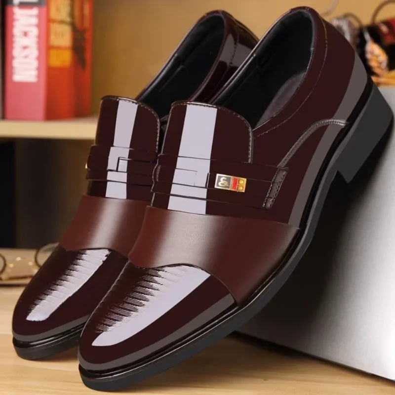รองเท้าหนังสําหรับชายงานแต่งงา - Leather Work Oxfords บทวิจารณ์และราคา
