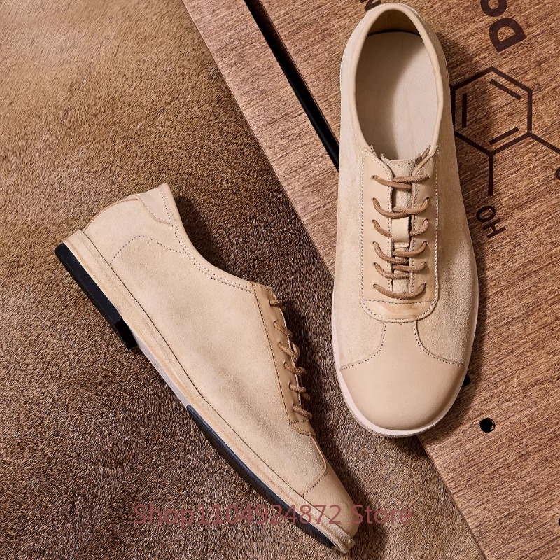 รองเท้าดีไซเนอร์ผู้ชายหนังแท้แ - Leather Work Oxfords บทวิจารณ์และราคา