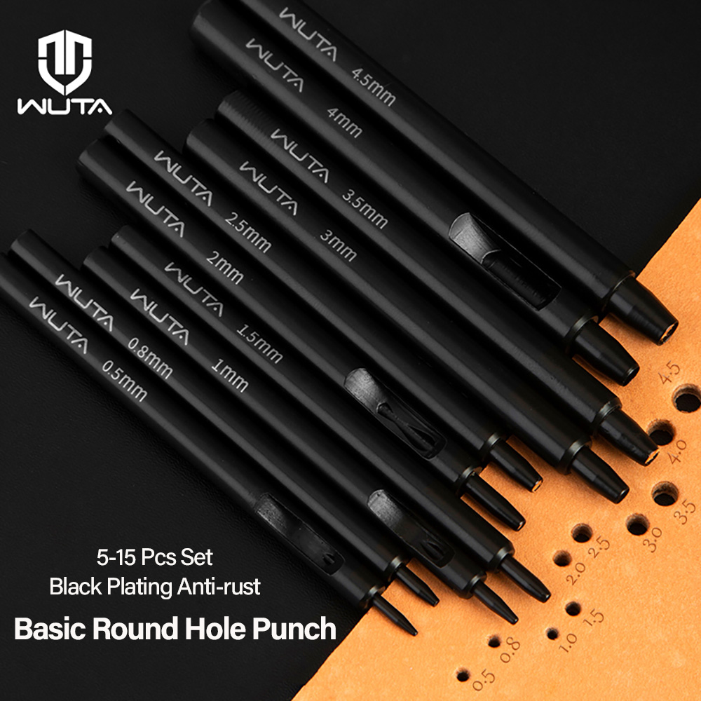 ชุดเครื่องมือเจาะรูหนัง WUTA 5 - Leatherwork Hole Punch บทวิจารณ์และราคา