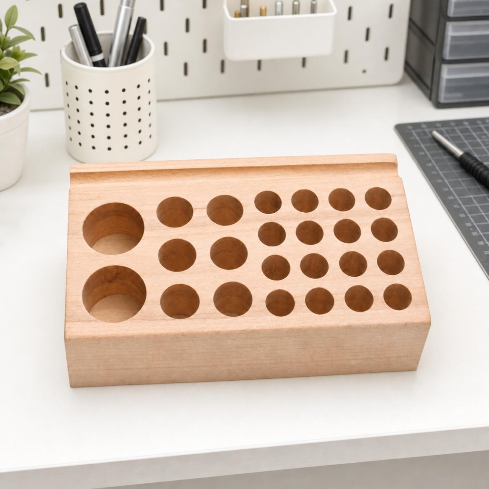 ชั้นวางที่ใส่เครื่องมือเจาะไม้ - Leatherwork Hobby บทวิจารณ์และราคา