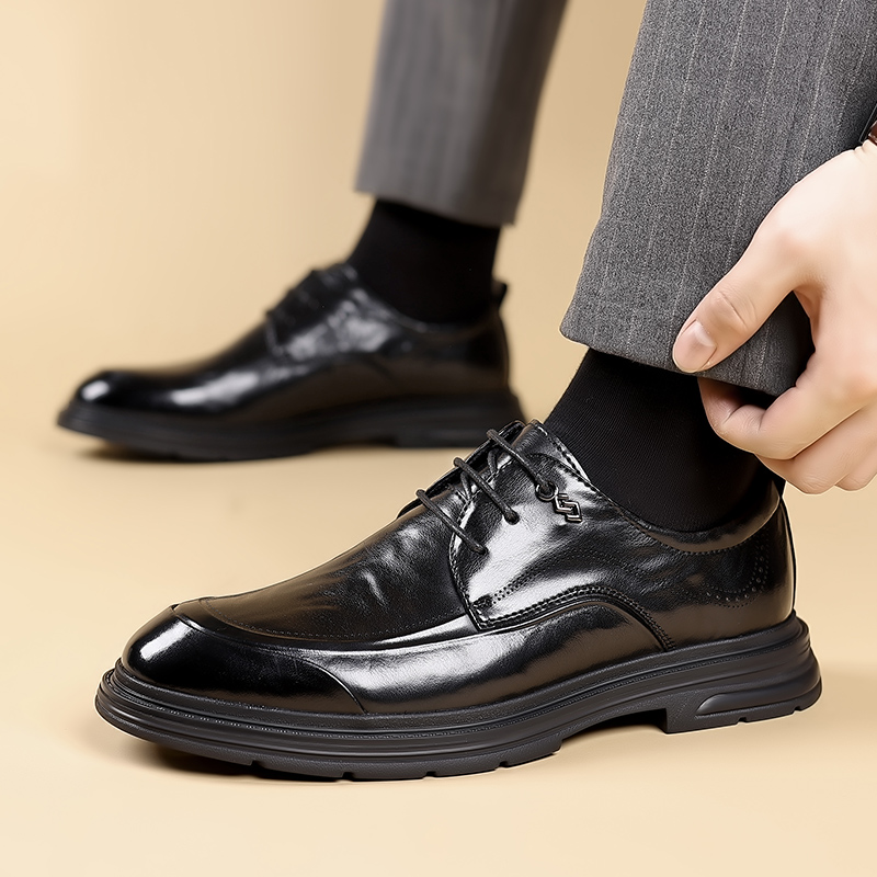 รองเท้าหนังอ็อกซ์ฟอร์ดสไตล์ลำล - Leather Work Oxfords บทวิจารณ์และราคา