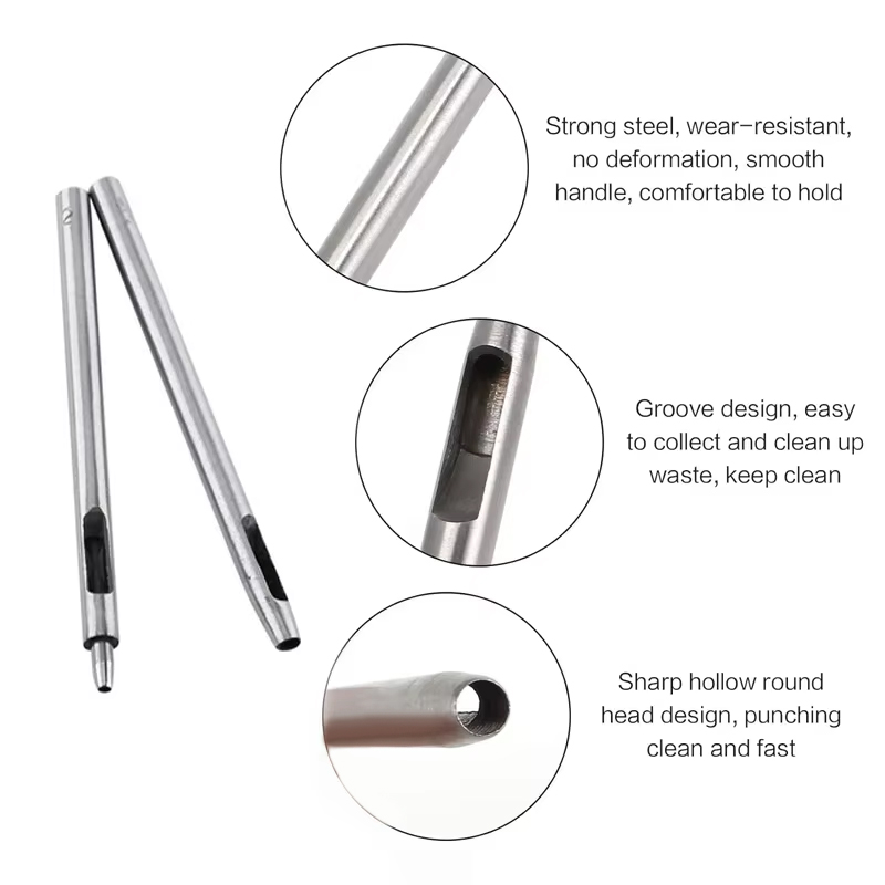 ชุดเครื่องมือเจาะรูหนัง 0.5-5  - Leatherwork Hole Punch บทวิจารณ์และราคา