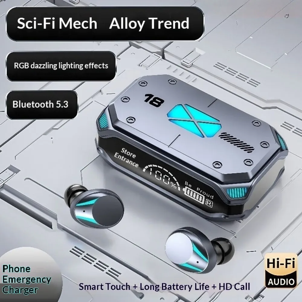 หูฟังไร้สายบลูทูธ 5.3 แสดงระดั - Leveling Leatherworking บทวิจารณ์และราคา