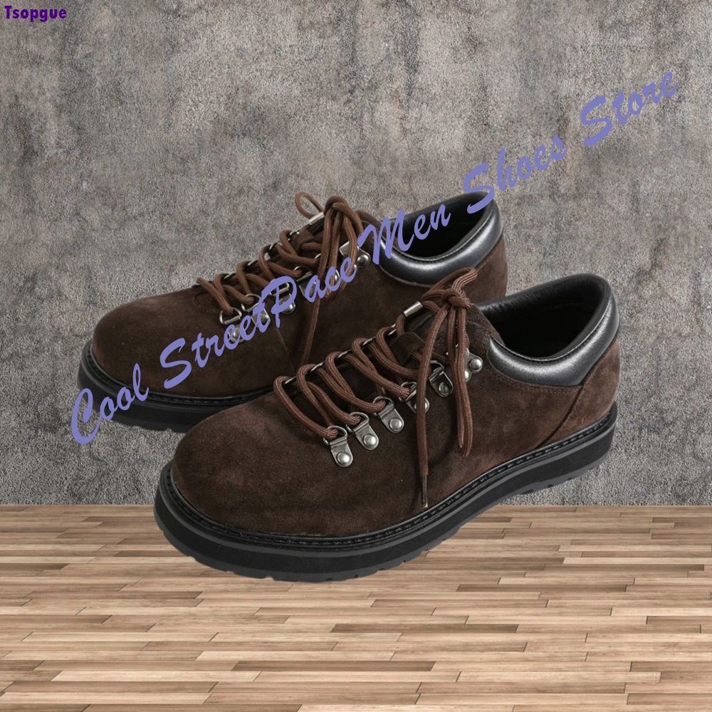 รองเท้าทำงานสไตล์อเมริกันเรโทร - Leather Work Oxfords บทวิจารณ์และราคา