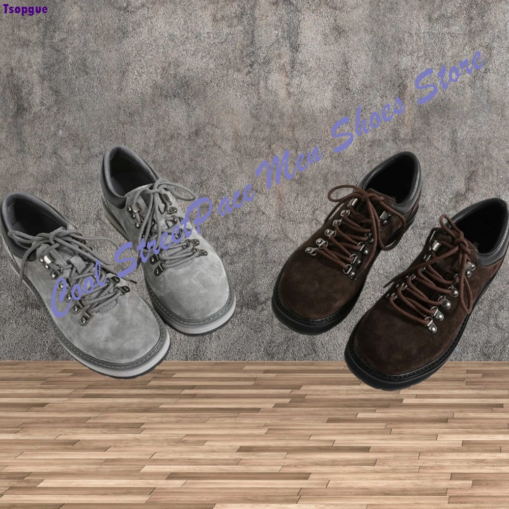 รองเท้าทำงานสไตล์อเมริกันเรโทร - Leather Work Oxfords บทวิจารณ์และราคา