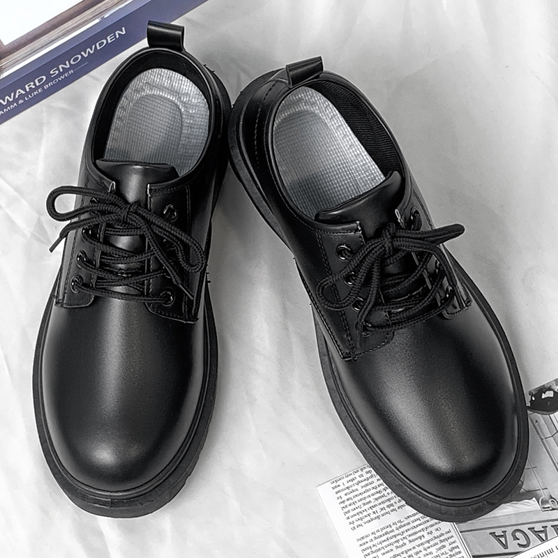 รองเท้าหนังผู้ชายรองเท้าทำงานแ - Leather Work Oxfords บทวิจารณ์และราคา