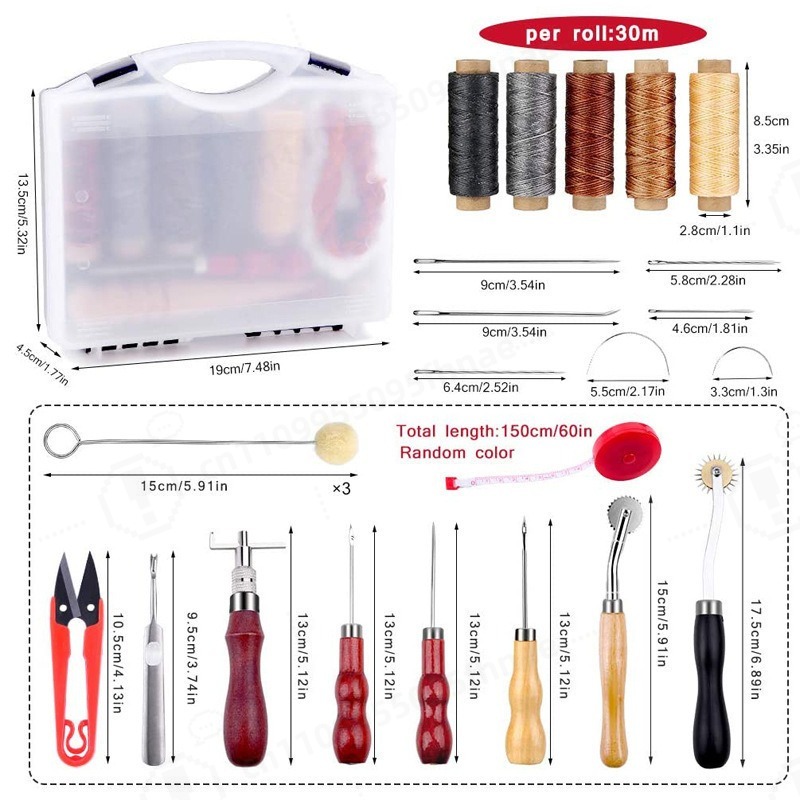 ชุดเครื่องมือเย็บหนังด้วยมือ D - Leatherwork Hole Punch บทวิจารณ์และราคา