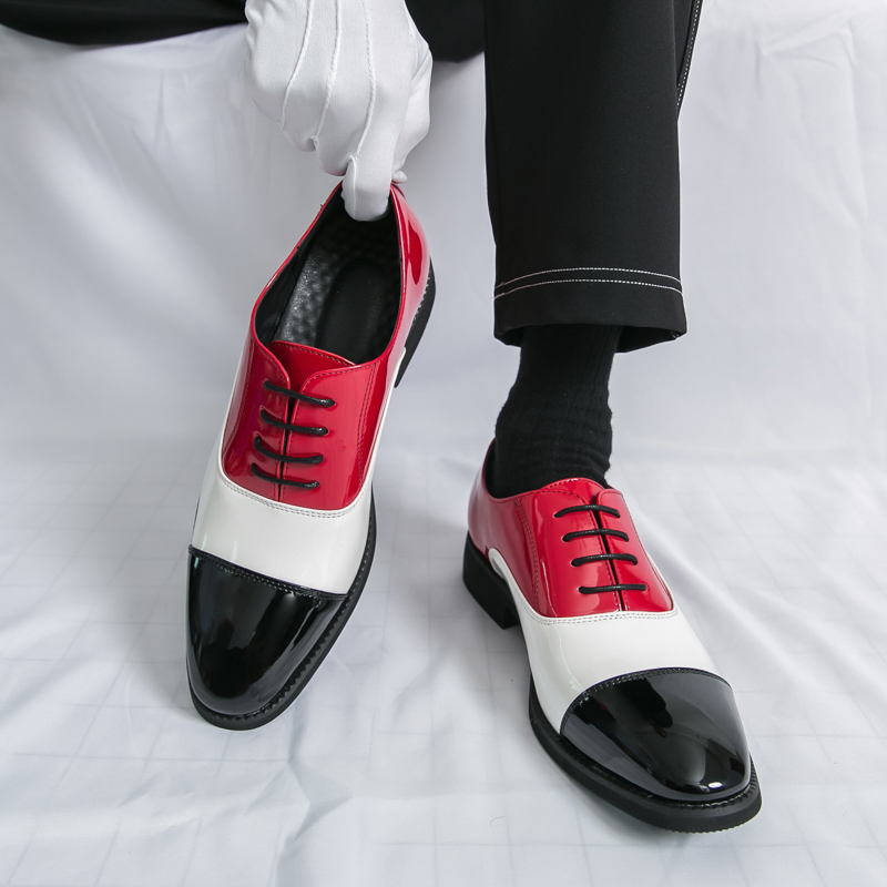 รองเท้าอ็อกซ์ฟอร์ดผู้ชายแบบผูก - Leather Work Oxfords บทวิจารณ์และราคา