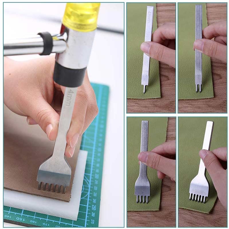 ชุดเครื่องมือทำหนัง 25 ชิ้น สำ - Leatherwork Hole Punch บทวิจารณ์และราคา