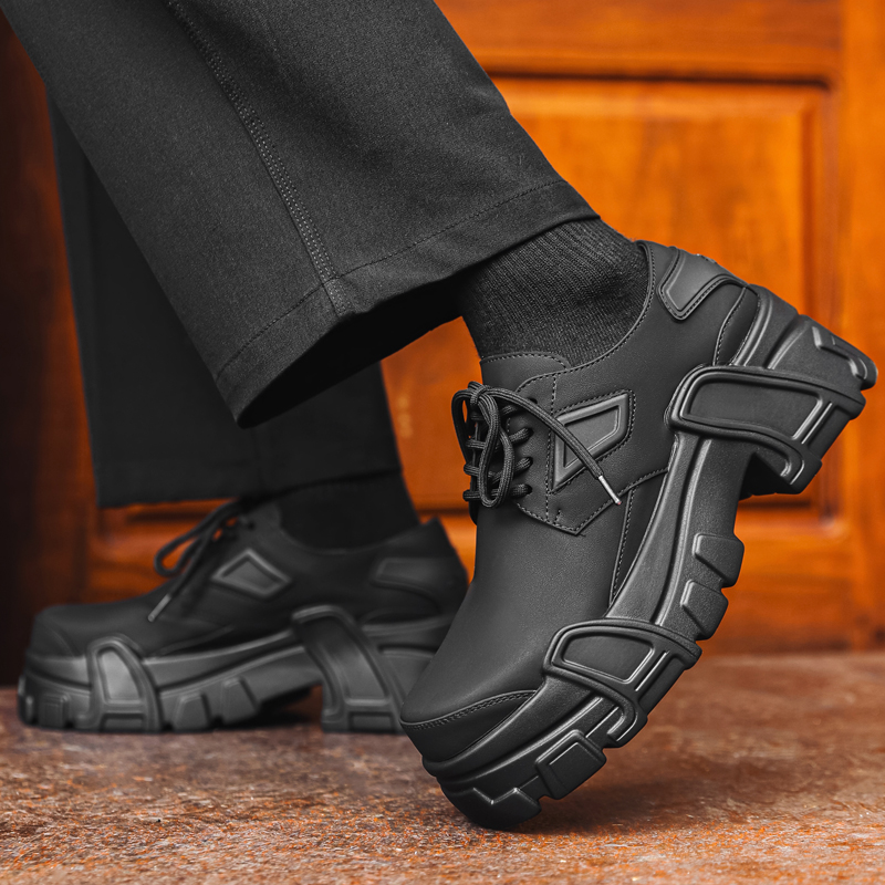 รองเท้าหนังรองเท้าชุดเดรสทางกา - Leather Work Oxfords บทวิจารณ์และราคา