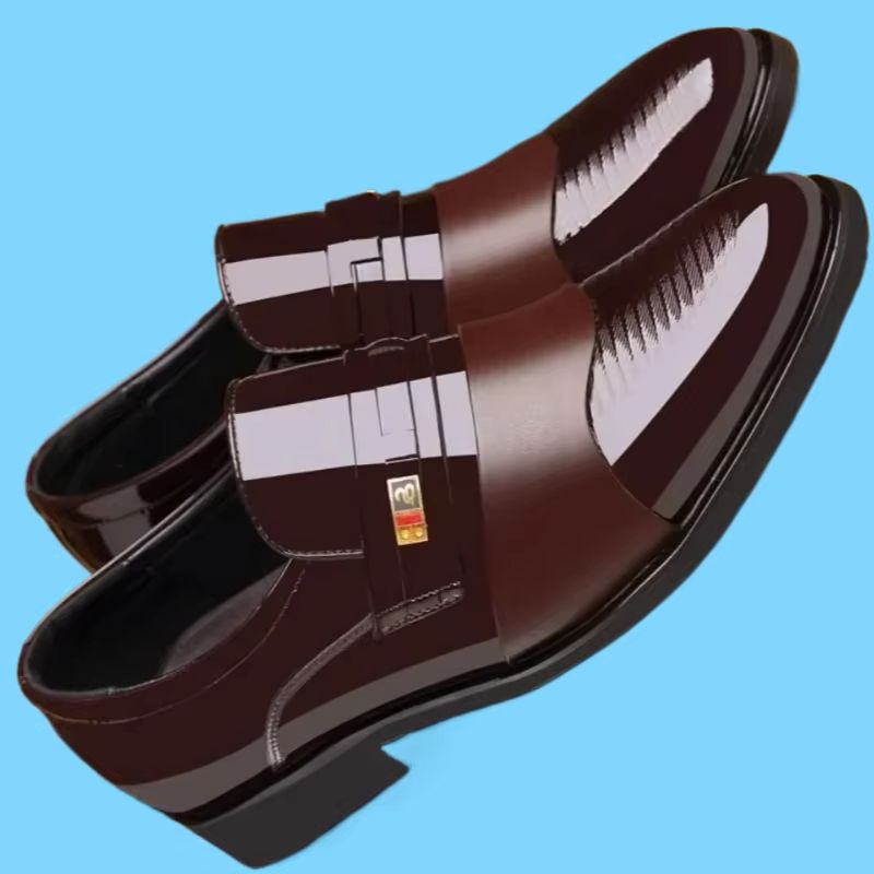 รองเท้าหนังผู้ชายแบบคลาสสิกหรู - Leather Work Oxfords บทวิจารณ์และราคา